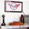 Chevrolet Corvette Logo Framed LED Sign
